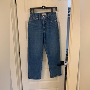 Madewell curvy perfect vintage straight jean